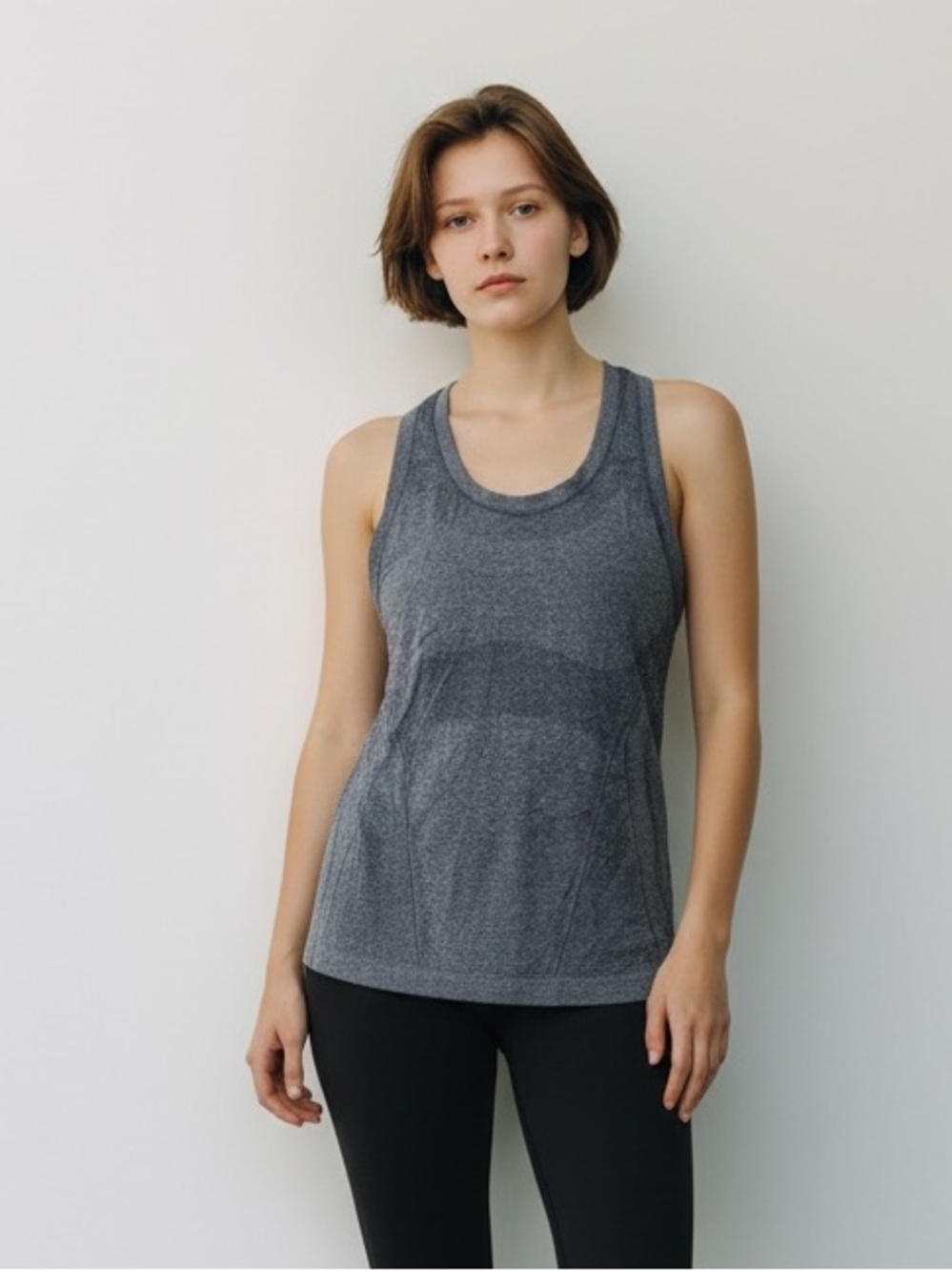 lululemon Swiftly Tech Racerback Tank Top Heathered Soot Light